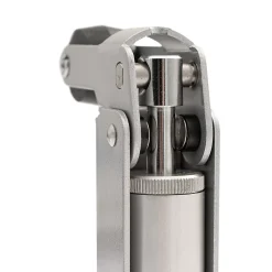 Frein de rétention force 60 N en aluminium anodisé argent pour porte jusquà 40 KG