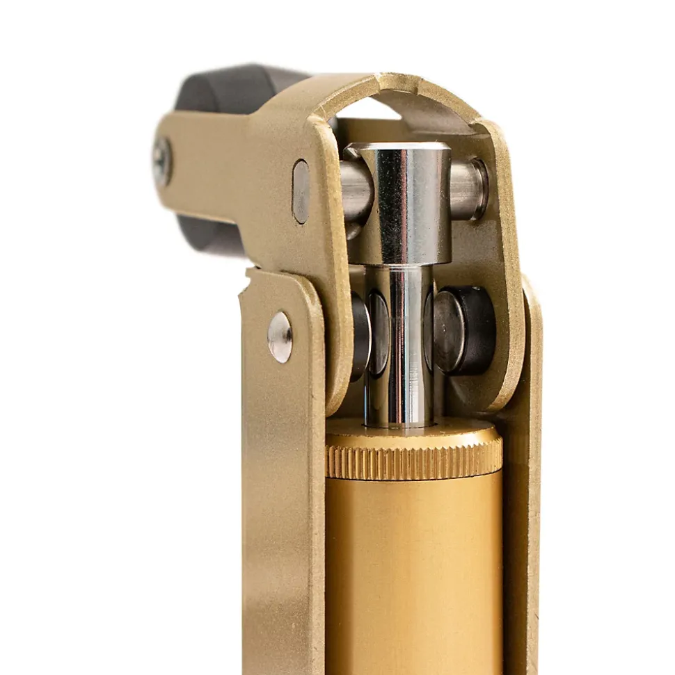 Frein de rétention force 60 N en aluminium anodisé or pour porte jusquà 40 KG
