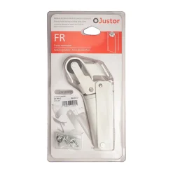 Frein de rétention Réglable force 60 a 80 N aluminium anodisé blanc, pour porte jusquà 80 KG.