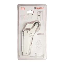 Frein de rétention Réglable force 60 a 80 N aluminium anodisé blanc, pour porte jusquà 80 KG.