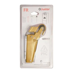 Frein de rétention Réglable force 60 a 80 N aluminium anodisé or, pour porte jusquà 80 KG.