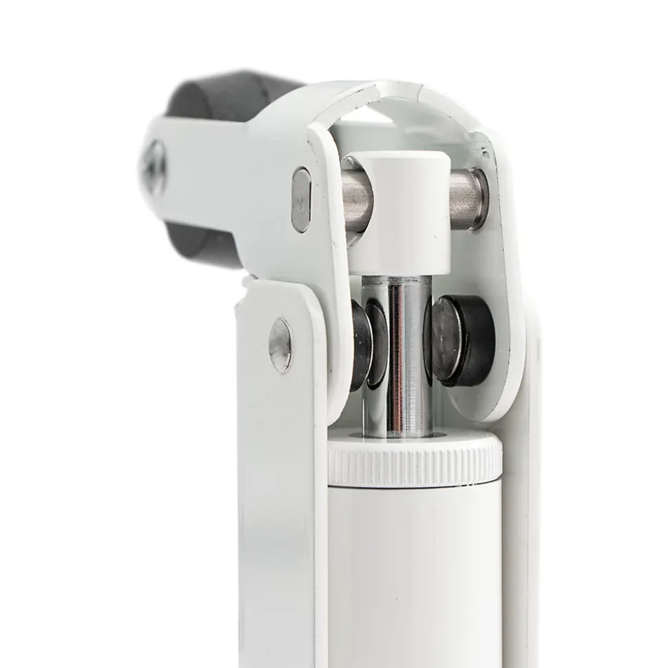 Frein de rétention Réglable force 30 a 60 N aluminium anodisé blanc pour porte jusquà 40 KG