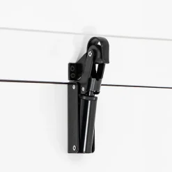 Frein de rétention Réglable force 1 a 30 N aluminium anodisé noir pour porte jusquà 15 KG