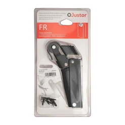 Frein de rétention Réglable force 1 a 30 N aluminium anodisé noir pour porte jusquà 15 KG