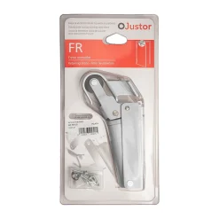 Frein de rétention Réglable force 1 a 30 N aluminium anodisé argent pour porte jusquà 15 KG
