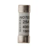 3 fusibles céramique 10,3x 31,5 25A + voyant Zenitech