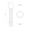 Gaine électrique enterrée FI40 mm 50 m EDO annelée double paroi avec tire fil et manchon 450 N bleue EDO