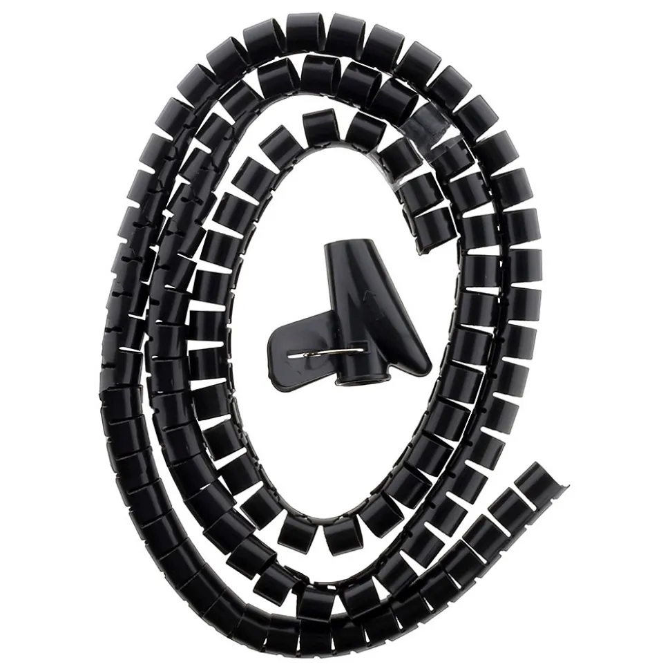 Gaine range câble diamètre 20mm 1,5m - Noir - Zenitech