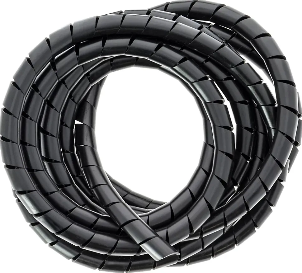 Gaine range-câbles en spirale Diall blanc ø 9 à 80 mm x 2,5 m