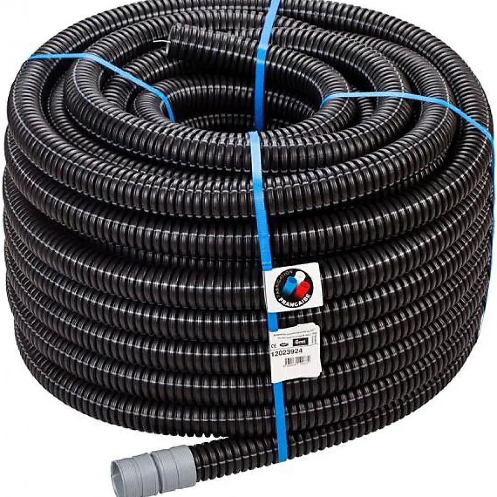 Gaine TPC Flexichoc IK10 ignifugé Noire diamètre 40 mm x 25 mètres