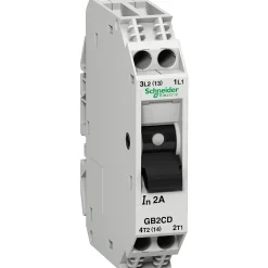 Gb2cd10 Tesys Gb2-cd - Disjoncteur Schneider Pour Circuit De Contrôle Moteur - 5a - 1p+n - 1d