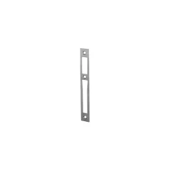 Gâche centrale aluminium largeur 22mm épaisseur 10mm anodisé argent - STREMLER - 2839.10.4