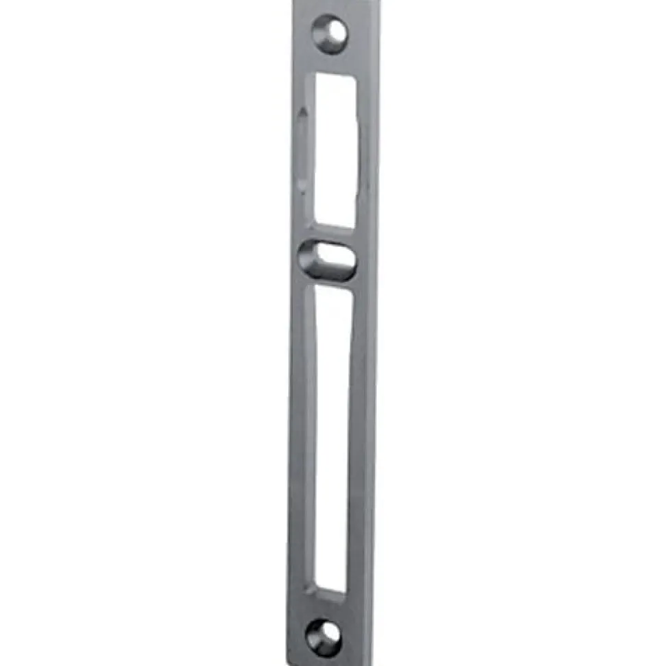 Gâche centrale aluminium largeur 22mm épaisseur 6mm anodisé argent - STREMLER - 2839.10.2