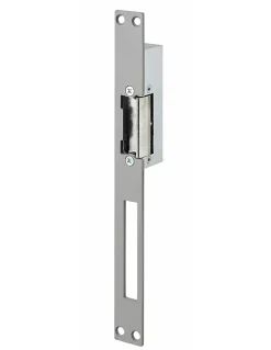 Gâche électrique pour serrure encastrable, réversible, 12V, compatible extérieur, gris - THIRARD