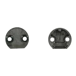 Gâche tringle simple à entailler pour menuiserie bois 25mm zamak - FERCO - 0-0319A-00-0-1