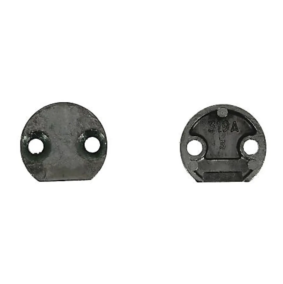 Gâche tringle simple à entailler pour menuiserie bois 25mm zamak - FERCO - 0-0319A-00-0-1