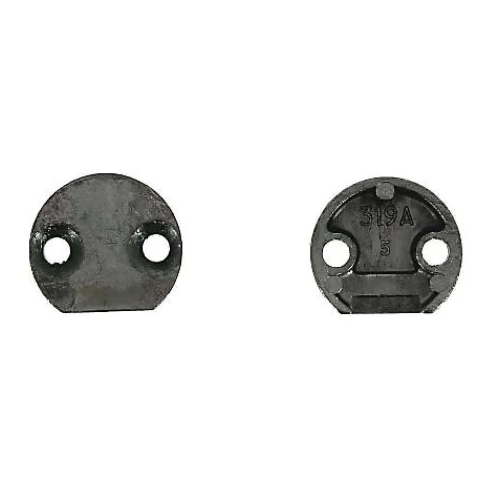 Gâche tringle simple à entailler pour menuiserie bois 25mm zamak - FERCO - 0-0319A-00-0-1