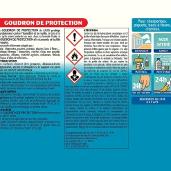 Goudron de protection extérieur Julien noir 0,75L