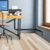 Goulotte électrique PVC 100x40 mm 2 m anthracite EDO