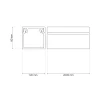 Goulotte électrique PVC 120x60 mm 2 m anthracite EDO