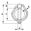 Goupille clips poire diam 11 sous blister (5 pièces)