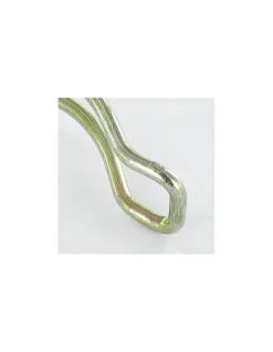 Goupille clips 8X60 Pour tube de 55 Acier zingué - 1 pièce