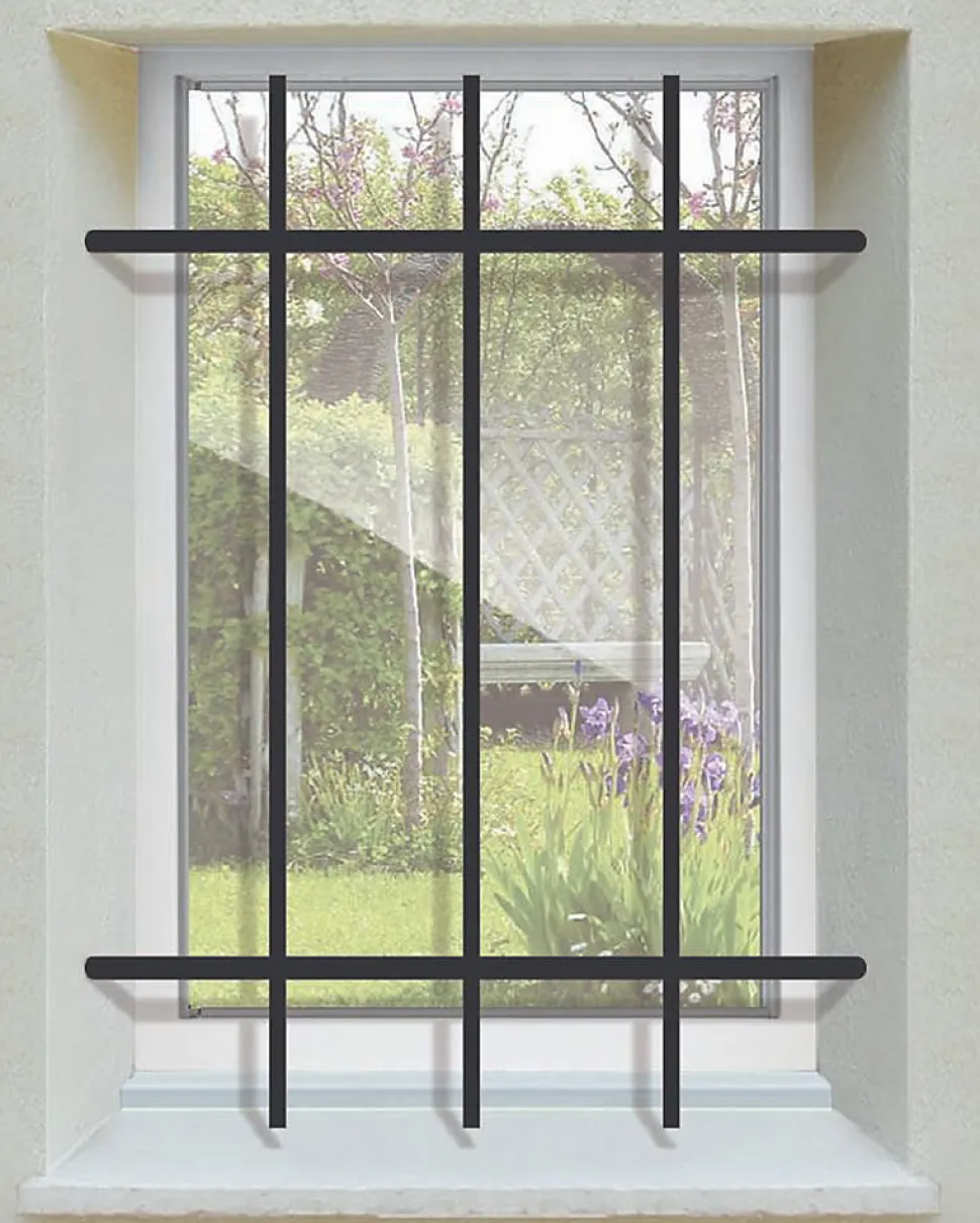 Grille de Defense Close pour Fenetre H 75 cm x L 40 cm (côte tableau)