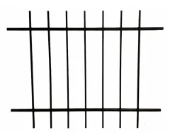 Grille de Defense DISTRI pour Fenetre H 95 cm x L 100 cm (côte tableau)