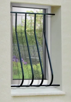 Grille de Defense Galbee Simple pour Fenetre H 105 cm x L 120 cm (côte tableau)