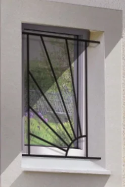 Grille de Defense Soleil pour Fenetre H 75 cm x L 60 cm (côte tableau)