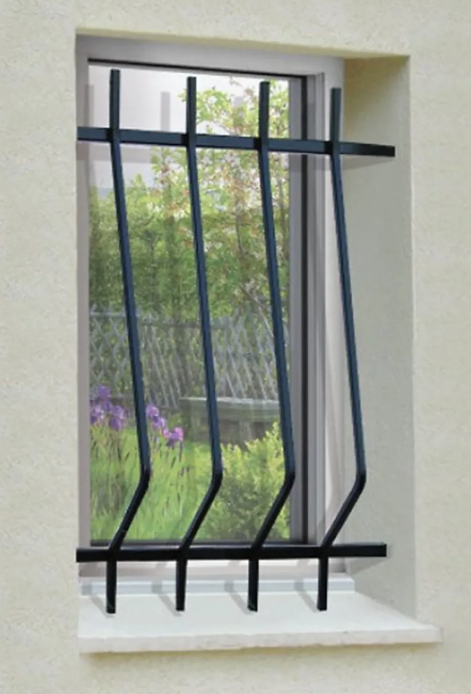 Grille de Defense Standing pour Fenetre H 115 cm x L 120 cm (côte tableau)
