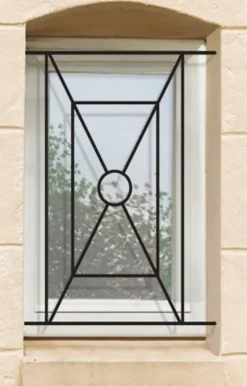 Grille de Defense Tolosa pour Fenetre H 75 cm x L 80 cm (côte tableau)