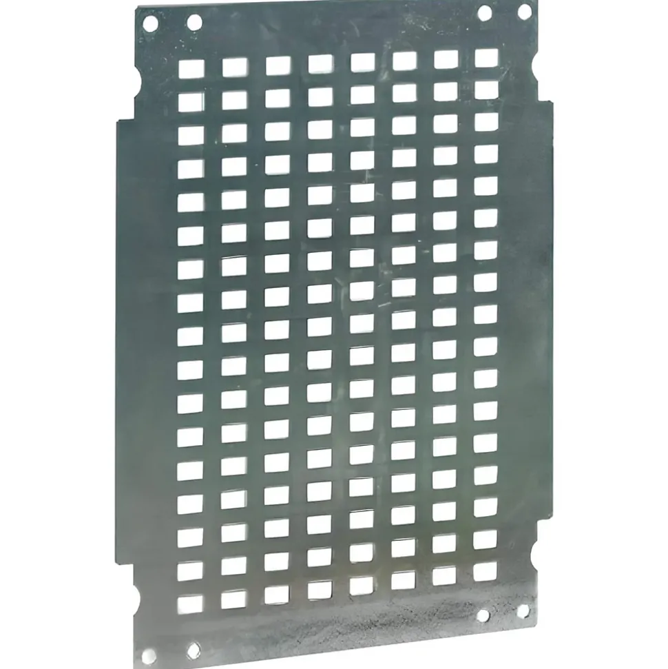 Grille De Montage Perforée En Acier Galavnisé Pour Coffret 300mmx250mm Polyester Ip66 Ide