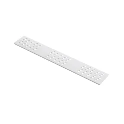 Grille d'évacuation l.69,5 cm pour receveur de douche Pedra et Pure 2, blanc, Galedo