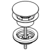 GROHE Bonde CLIC CLAC pour lavabo avec trop plein, chromé 65807000