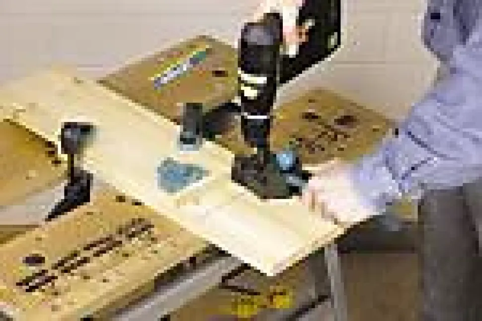 Guide de perçage pour l'assemblage avec tourillons Wolfcraft ø6/8/10 mm
