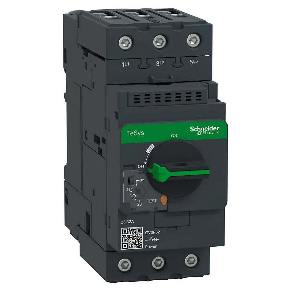 Gv3p32 - Disjoncteur Moteur Schneider Gv3p - 32a - 3p 3d - Déclencheur Magnéto-thermique