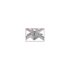 HERKULES XL Support Terrasse Acier Galva 1,2m pour Fixation Parabole Antenne Satellite HDSAT