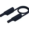 Hirschmann Cordon de mesure de sécurité MLS WS 200/1 2 m noir - bananes 4 mm, 16 A, 1000 V