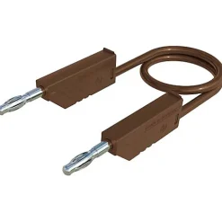 Hirschmann MLN 100/2,5 BR cordon de mesure banane 1 m 32 A CAT I 30 V/AC 60 V/DC