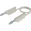 Hirschmann MLN 200/2,5 WS cordon de mesure banane 2 m blanc 4 mm 32 A