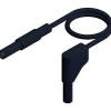 Hirschmann Test & Measurement MLS WG 100/2,5 sw Cordon de mesure sécurité 1 m 4 mm 32 A CAT III 1000 V