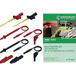 Hirschmann Test & Measurement MLS GG 50/2,5 rt - Cordon de mesure de sécurité 0,50 m rouge