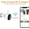 Imou caméra bullet extérieure wifi 1080P, vision nocturne 30m