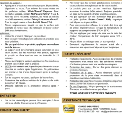 ImperGuard Ultra Formule Végétale Imperméabilisant Super Antitache Incolore Toute Pierre 1L 10m2