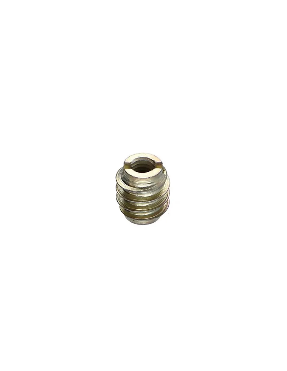 Insert fileté bois fendu 13X13 M6 Acier zingué - 30 pièces