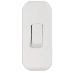 Interrupteur à bascule 2 A 250 V coupure bipolaire à touche de couleur blanc - LEGRAND - 040192