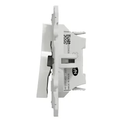 Interrupteur commande VMC 2 boutons à vis Schneider Electric Odace blanc
