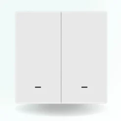 Interrupteur connecté sans-fil de scène zigbee - 2 boutons