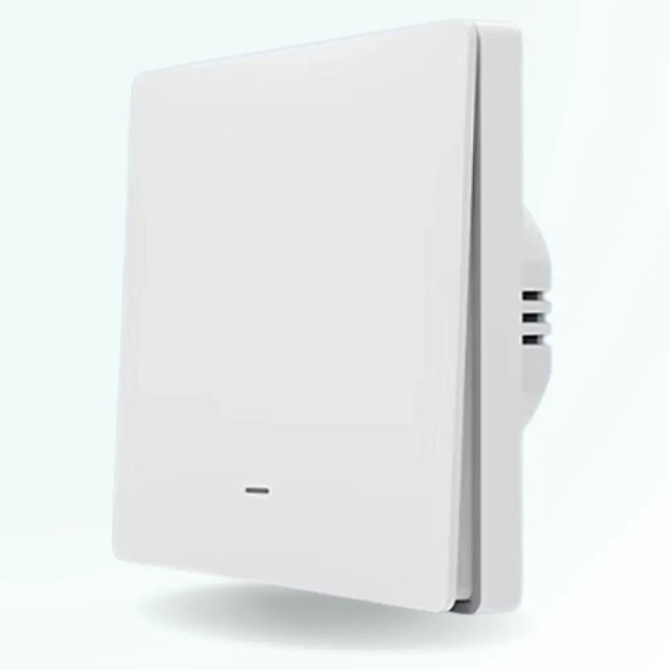 Interrupteur connecté zigbee - 1 bouton - sans fil neutre